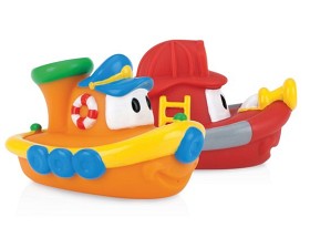 Bilde av Nuby Badleksaker 2-pack (Röd/Orange)