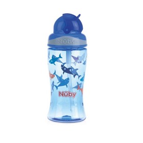 Bilde av Nuby Flaska Tritan Flip-it 360ml (Blå)