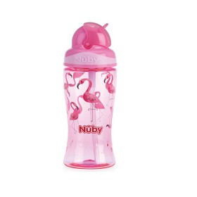 Bilde av Nuby Flaska Tritan Flip-it 360ml (Rosa)