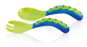 Bilde av Nuby Skedar 2-pack (Blå)