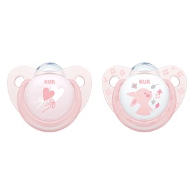 Bilde av NUK Trendline Baby Smokk Silikon 0-6 mån (Rosa)