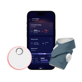 Bilde av Owlet Dream Sock Babymonitoren (Bedtime Blue)