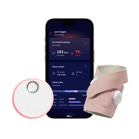 Bilde av Owlet Dream Sock Babymonitoren (Dusty Rose)