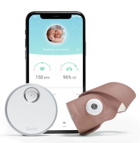 Bilde av Owlet Smart Sock 3 Babylarm (Dusty Rose)