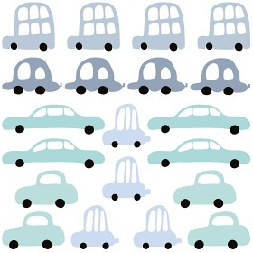 Bilde av Pastellowe Wallsticker - Cars