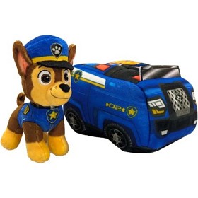 Bilde av Paw Patrol 2-in-1 Vehicle Plush with Chase 15 cm