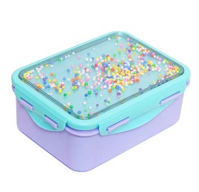 Bilde av Petit Monkey Lunchbox Godis (Lila/cactus)