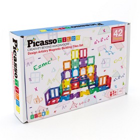 Bilde av Picasso Tiles Artistry Magnetic Tiles set 42-delar