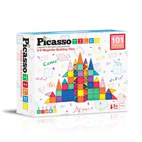 Bilde av Picasso Tiles Magnetic Tiles set 101-delar