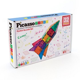 Bilde av Picasso Tiles Rocket Booster Magnetic Tiles set 32-delar