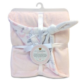 Bilde av Piccolo Bambino Fleecefilt Mönstrad (Rosa)