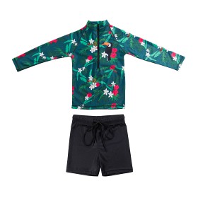 Bilde av Piikaboo UV-dräkt 2-delad Tropical (Grön)