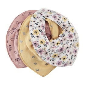 Bilde av Pippi Bandana Smekke AOP 3-pack (Misty Rose)