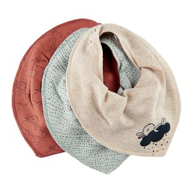 Bilde av Pippi Bandana Smekke AOP 3-pack (Redwood)