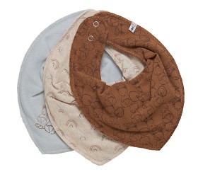 Bilde av Pippi Bandana Bib 3-pack (Rubber)