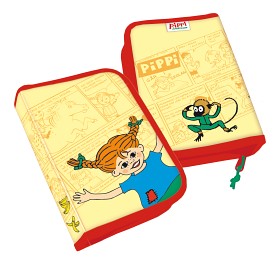 Bilde av Pippi Långstrump Pennal med innhold (Gul)