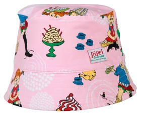 Bilde av Pippi Långstrump Kalas Solhatt (Rosa)