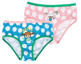 Bilde av Pippi Långstrump Bubblor Boxertrosa 2-pack (Blå)