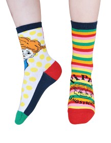 Bilde av Pippi Långstrump Granna Strumpor 2-pack (Röd)