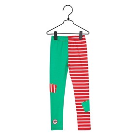 Bilde av Pippi Långstrump Lapp Leggings (Röd/Grön)