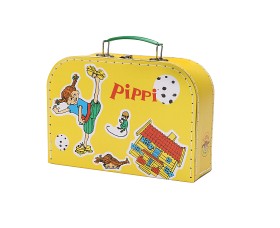 Bilde av Pippi Langstrømpe Reiseveske 25 cm (Gul)