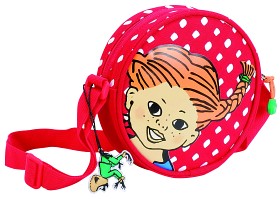 Bilde av Pippi Långstrump Rund Axelväska (Röd)