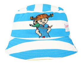 Bilde av Pippi Långstrump Solhatt (Blå/Vit)