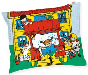 Bilde av Pippi Långstrump - Villekulla örngott 50x60 cm