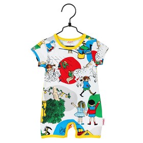 Bilde av Pippi Långstrump Villekulla Playsuit (Vit)