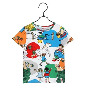 Bilde av Pippi Långstrump Villekulla T-shirt (Vit)