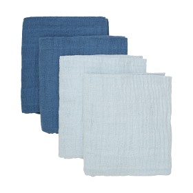 Bilde av Pippi Muslinklut 4-pakke (Baby Blue)