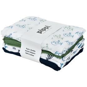 Bilde av Pippi Musselinfilt 8-pack (Grønn)