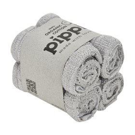 Bilde av Pippi Vaskekluter 4-pack (Grå)