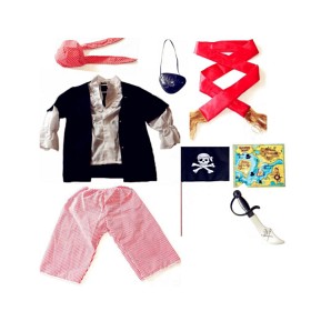 Bilde av Piratkostyme med tilbehør (3-6 år)