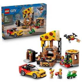 Bilde av LEGO City 60496 Pizzalevering med kjøretøy