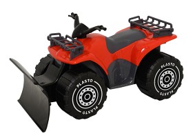 Bilde av Plasto Firehjuling med plog 30 cm (Rød)