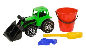 Bilde av  Plasto Strandset traktor med frontlaster 32 cm