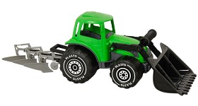 Bilde av Plasto Traktor med plog og frontlaster 52 cm