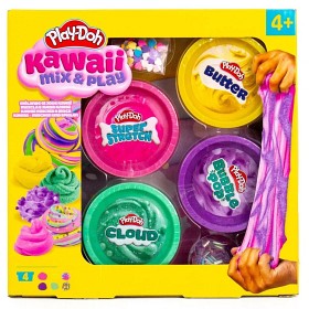Bilde av Play-Doh Kawaii Mix and Play 4-pack