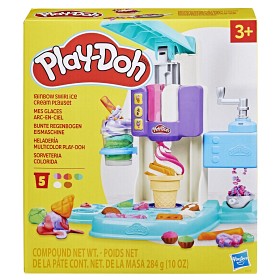 Bilde av Play-Doh Kitchen Creations Playset Rainbow Swirl Ice Cream