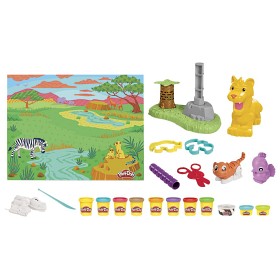 Bilde av Play-Doh Lion and Friends lekesett