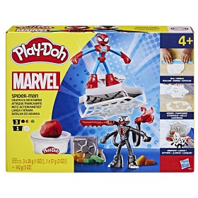 Bilde av Play-Doh Marvel Spider-Man Launch & Slice Playset