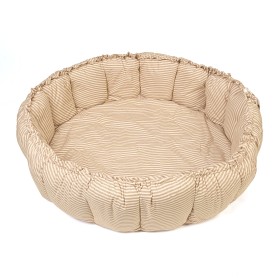 Bilde av Play & Go Babynest/Lekematte Bloom (Stripes Brown)