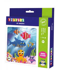 Bilde av Playbox Pärlset fiskar 2000 rörpärlor