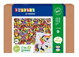 Bilde av Playbox Pärlset I´m green 4000 rörpärlor