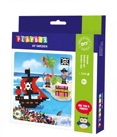 Bilde av Playbox Pärlset pirat 2000 rörpärlor