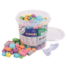 Bilde av Playbox Treperler i bøtte (Pastell)