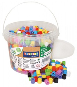 Bilde av Playbox XL-rörpärlor I´m green 10-färgmix 950 st i hink