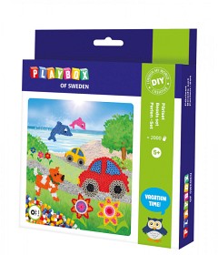 Bilde av Playbox Pärlset Djur 2000 pärlor