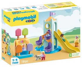 Bilde av Playmobil 1.2.3 71326 Opplevelsestårn med iskremkiosk